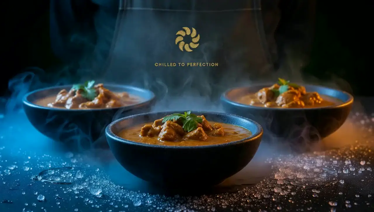 Blast chilled curries — locking in peak flavour at molecular level